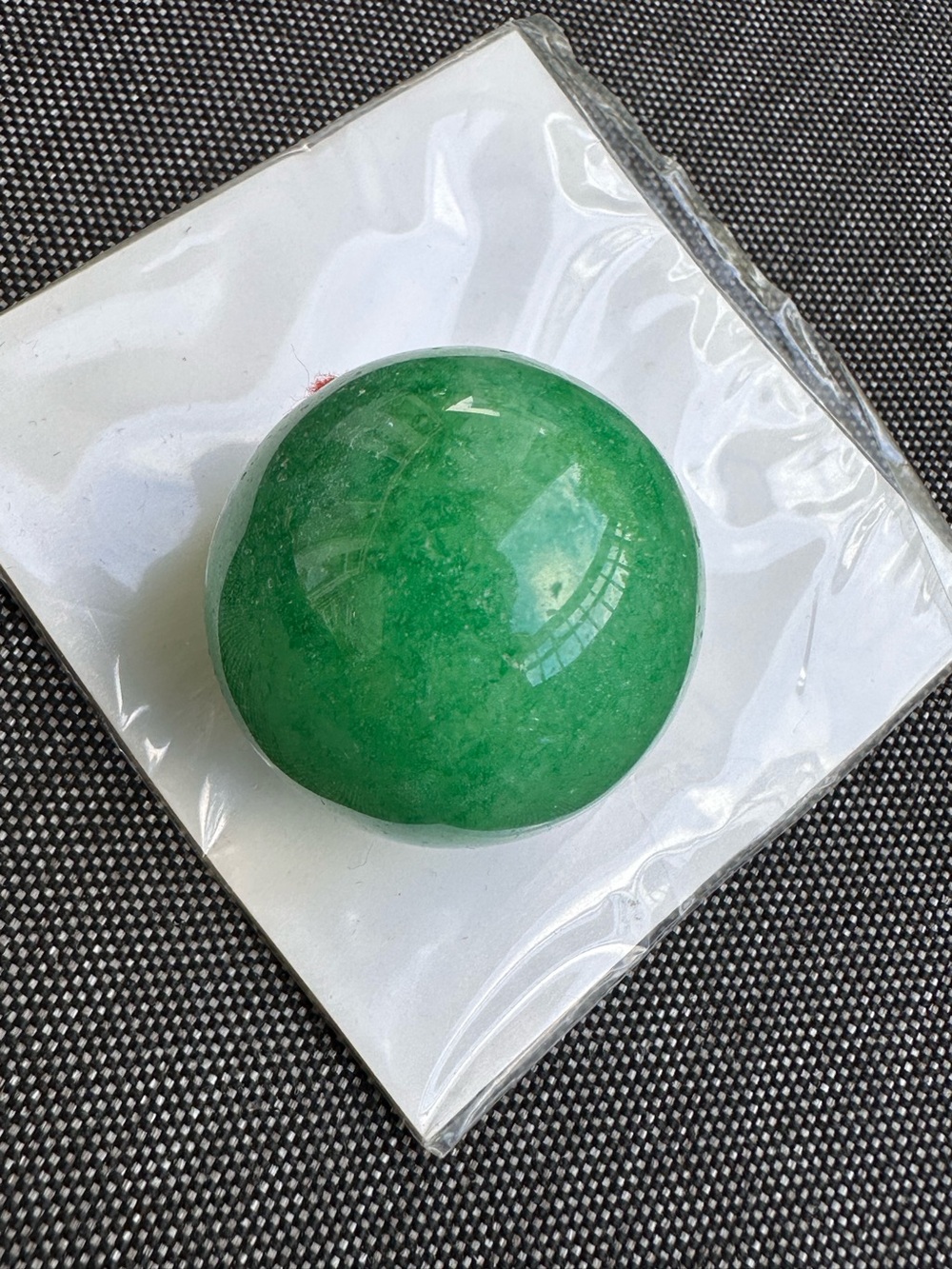 Big Giant Genuine Green Jade Bead pendant
